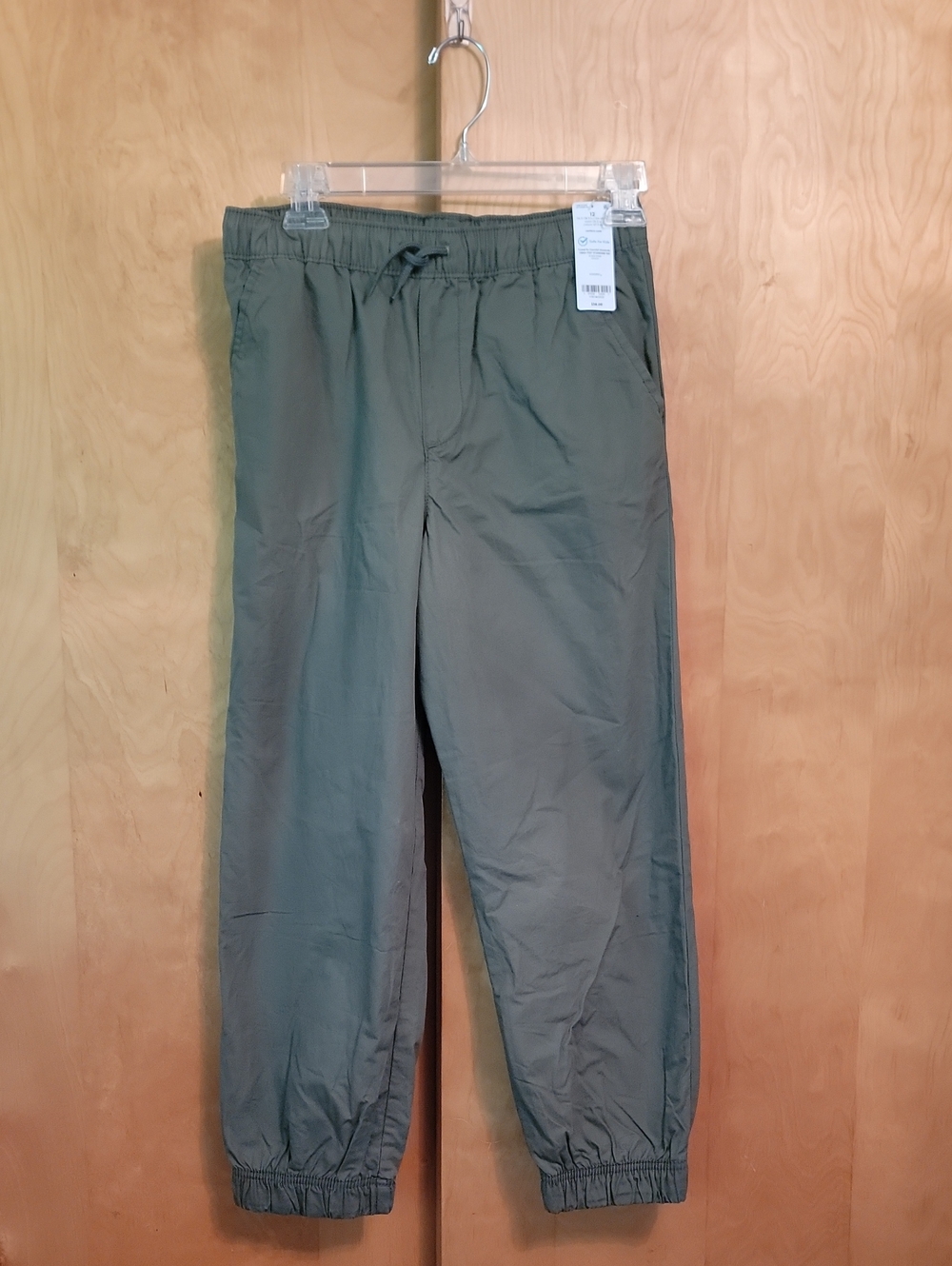 Carters Olive Drawstring Lined Jogger Pants
